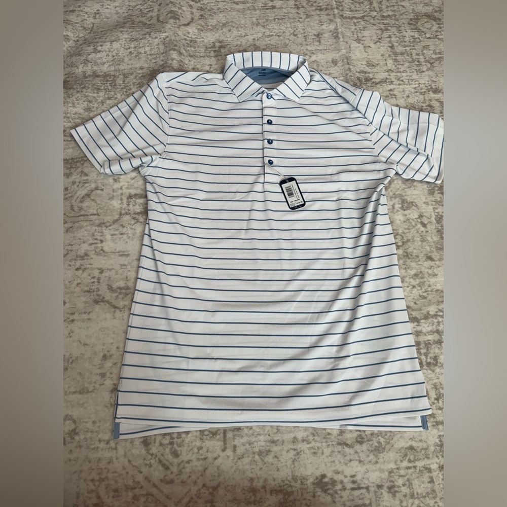 Johnnie o white with blue t shirt - Picture 1 of 3